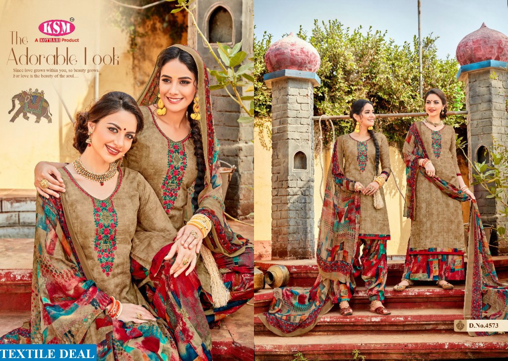 KSM punjabi kudi Wholesale patiyala Dress material